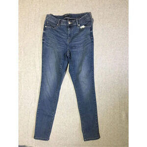 Womens Vera Wang Jeans Size 8 Dark Wash Skinny Jeans Stretchy Denim Pants